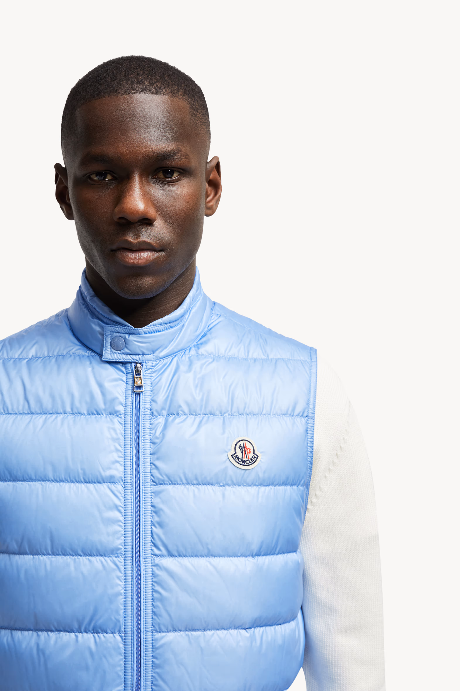 Chaleco plumífero plegable Gui Hombre Azul claro Moncler 4